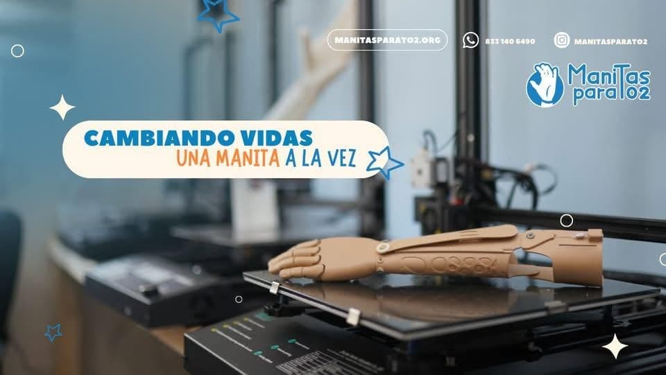 Taller de Manufactura 3D Manitas para TO2